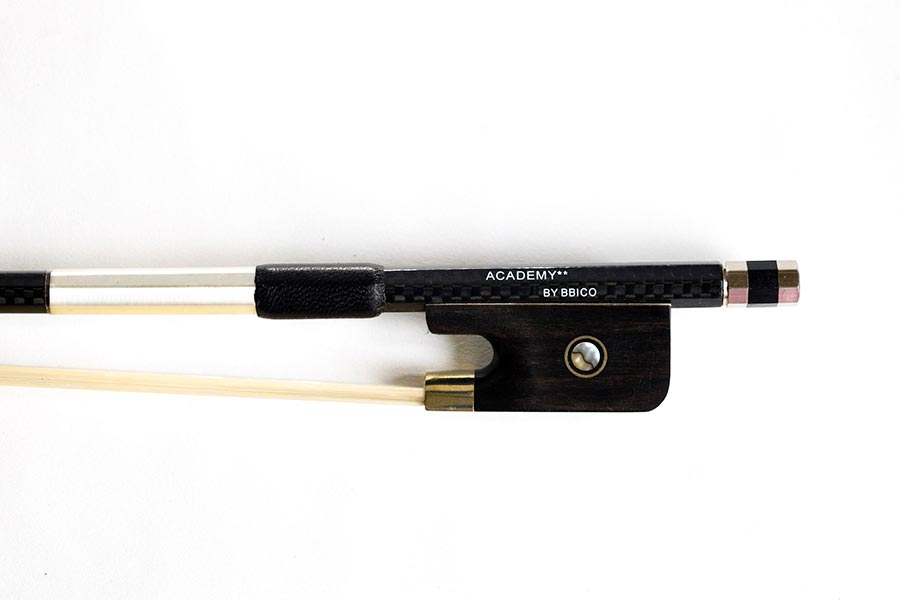 4/4 Carbon Fibre Cello Bow - Full Size Academy 2 Star Bow