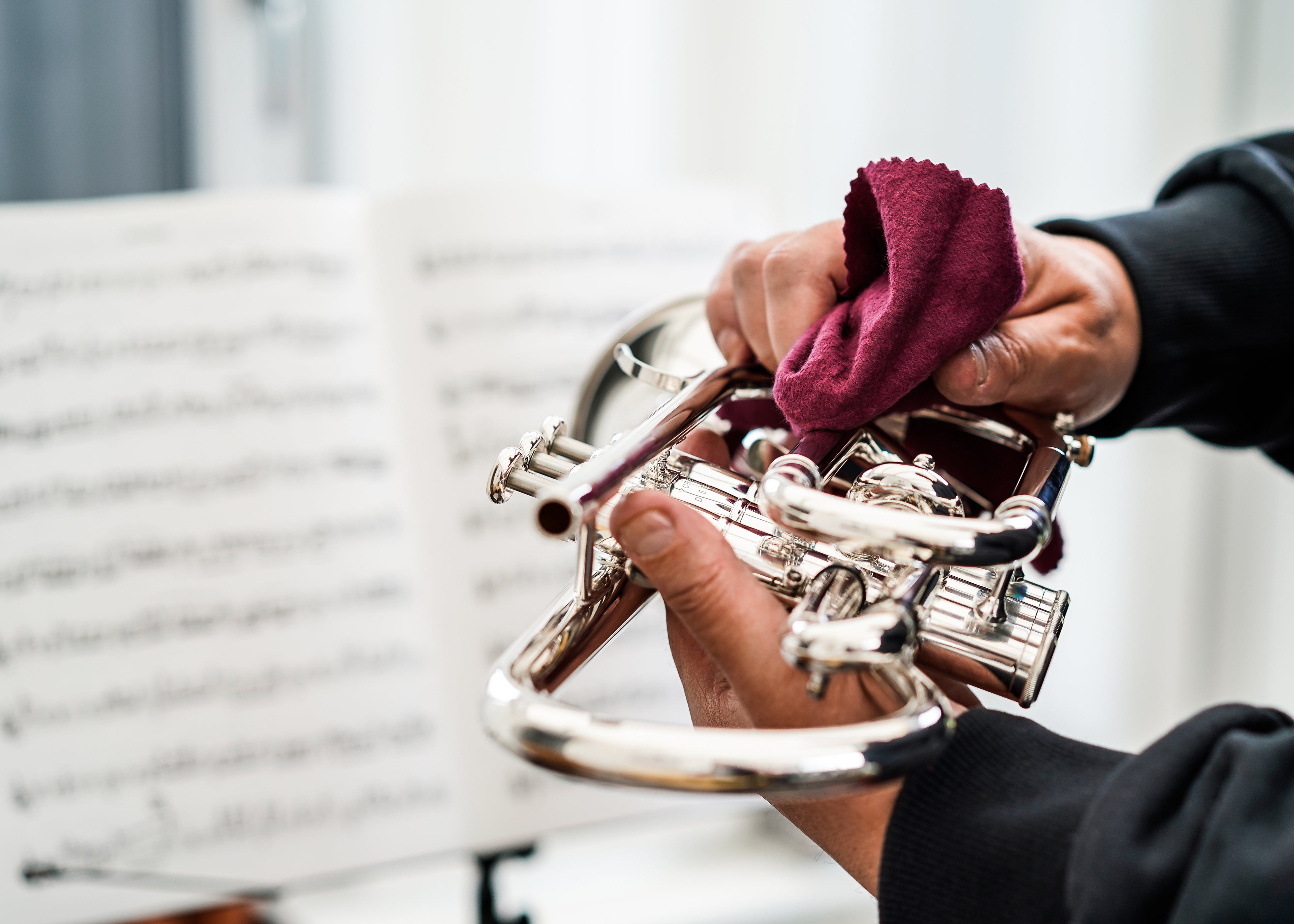 Polishing Cloth - Anti-Tarnish Silver Cloth for Brass & Woodwind Instruments