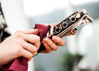Polishing Cloth - Anti-Tarnish Silver Cloth for Brass & Woodwind Instruments