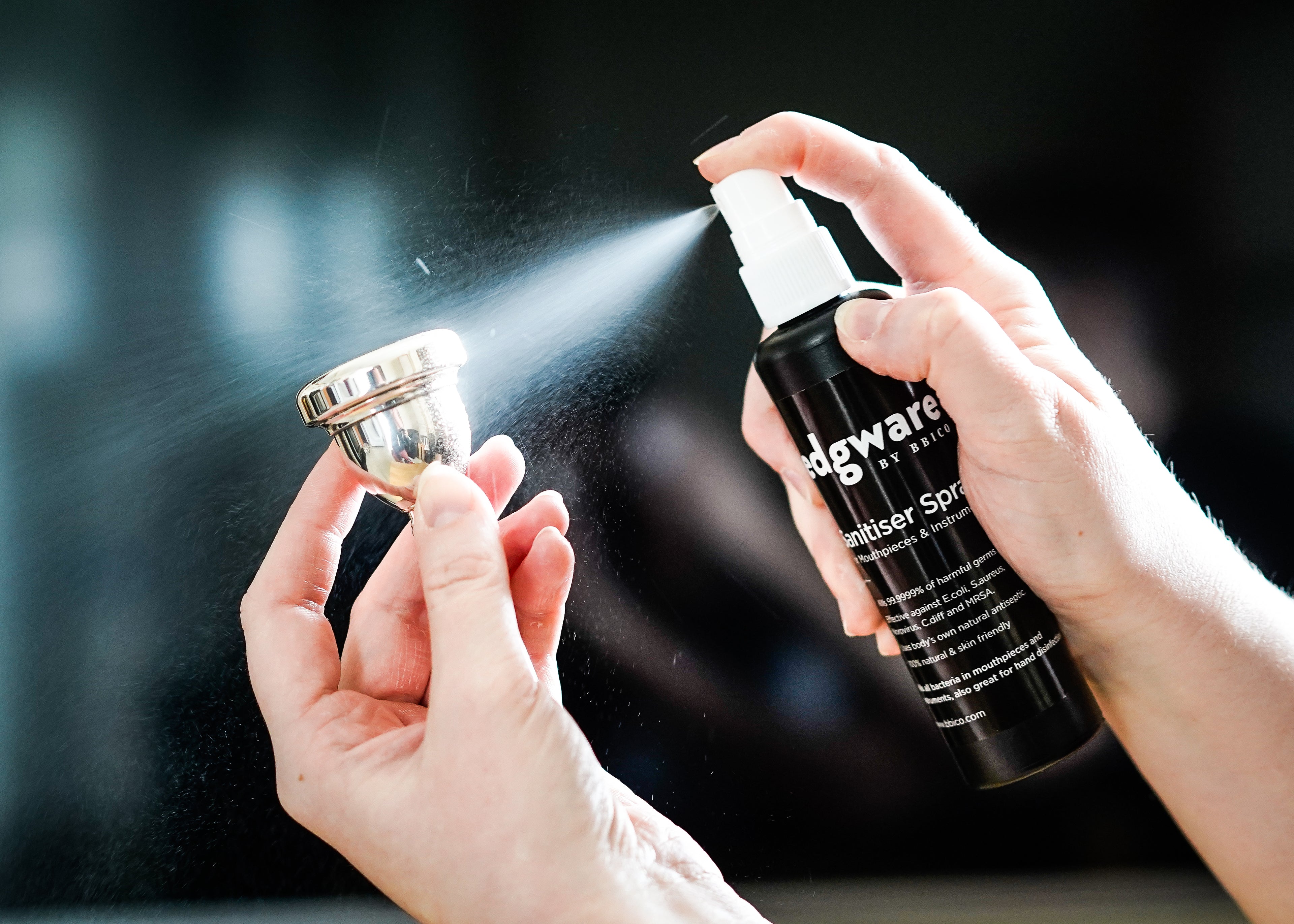 Sanitiser Spray - Mouthpiece Cleaner & Instrument Sanitiser for Brass & Woodwind